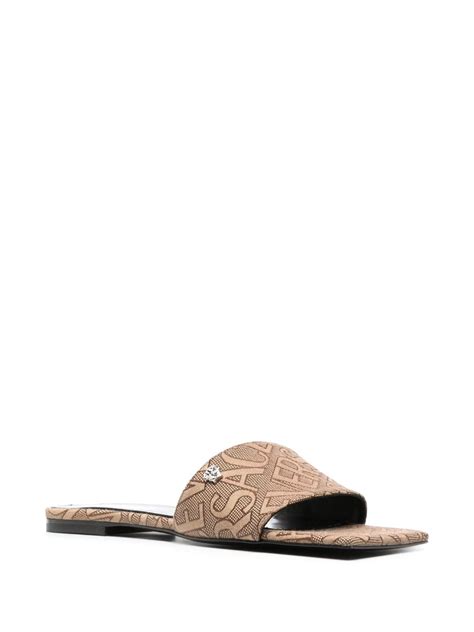 versace flip flops india|Versace allover slides.